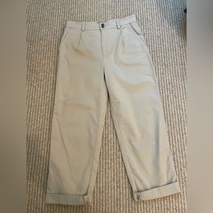 EVERLANE CREAME WIDE SUIT PANT